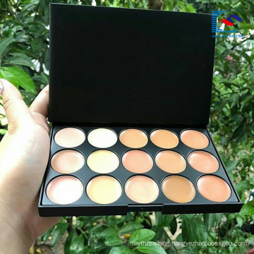 Custom logo eye contour eye shadow palette with brush